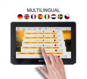 8 Sprachen Menü - 5 Zoll Touch Monitor für Kameras